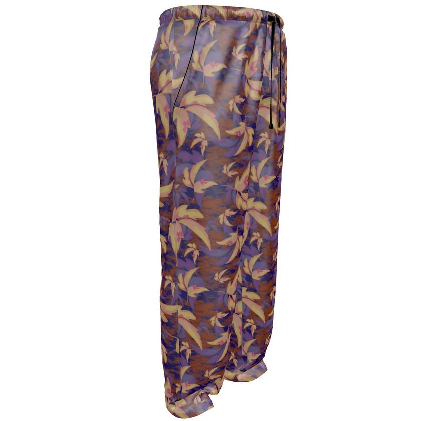 Mens silk clearance pyjama bottoms